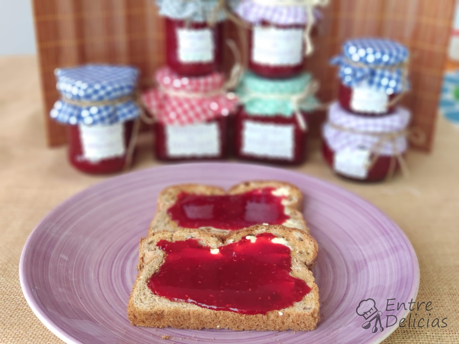 MERMELADA DE FRAMBUESA Mambo Entre Delicias